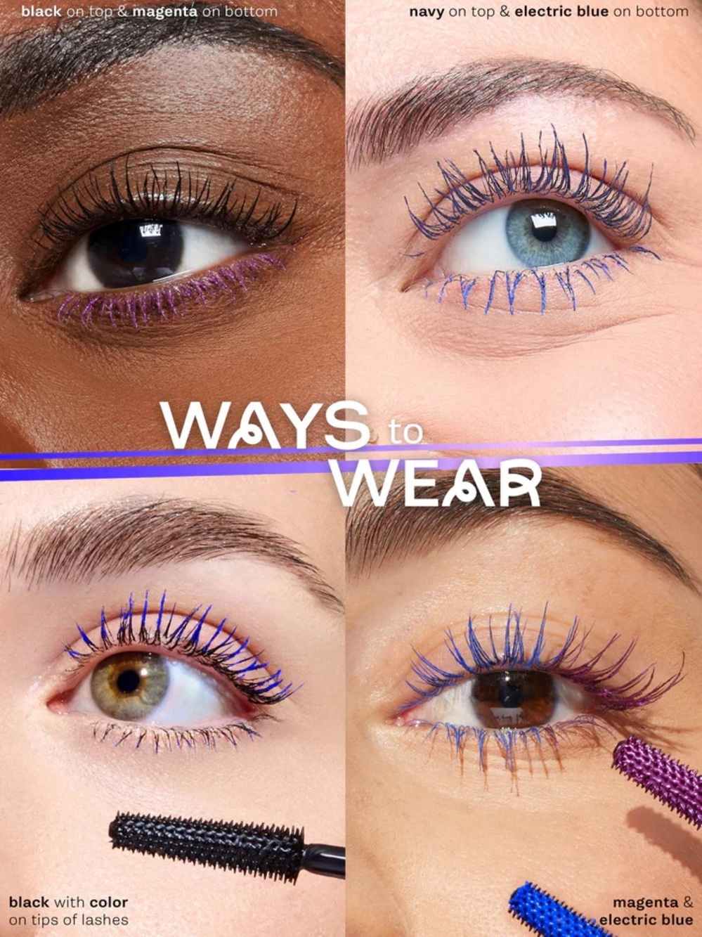 Tarte Magenta Tartelette Tubing Mascara- vegan, flake free, smudge proof wear - Picture 6 of 9